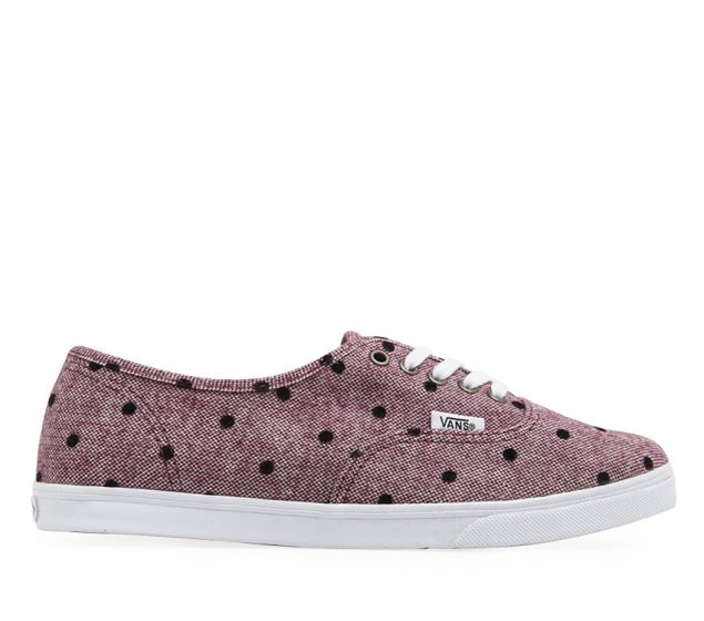 Picture of VANS |AUTHENTIC | LO PRO | BURGANDY/WHITE