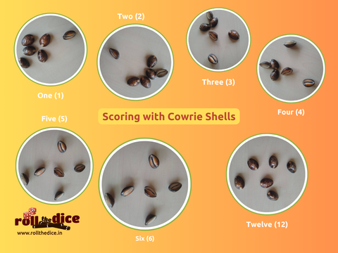 How to play Chausar Game - What do the cowrie shells indicate?