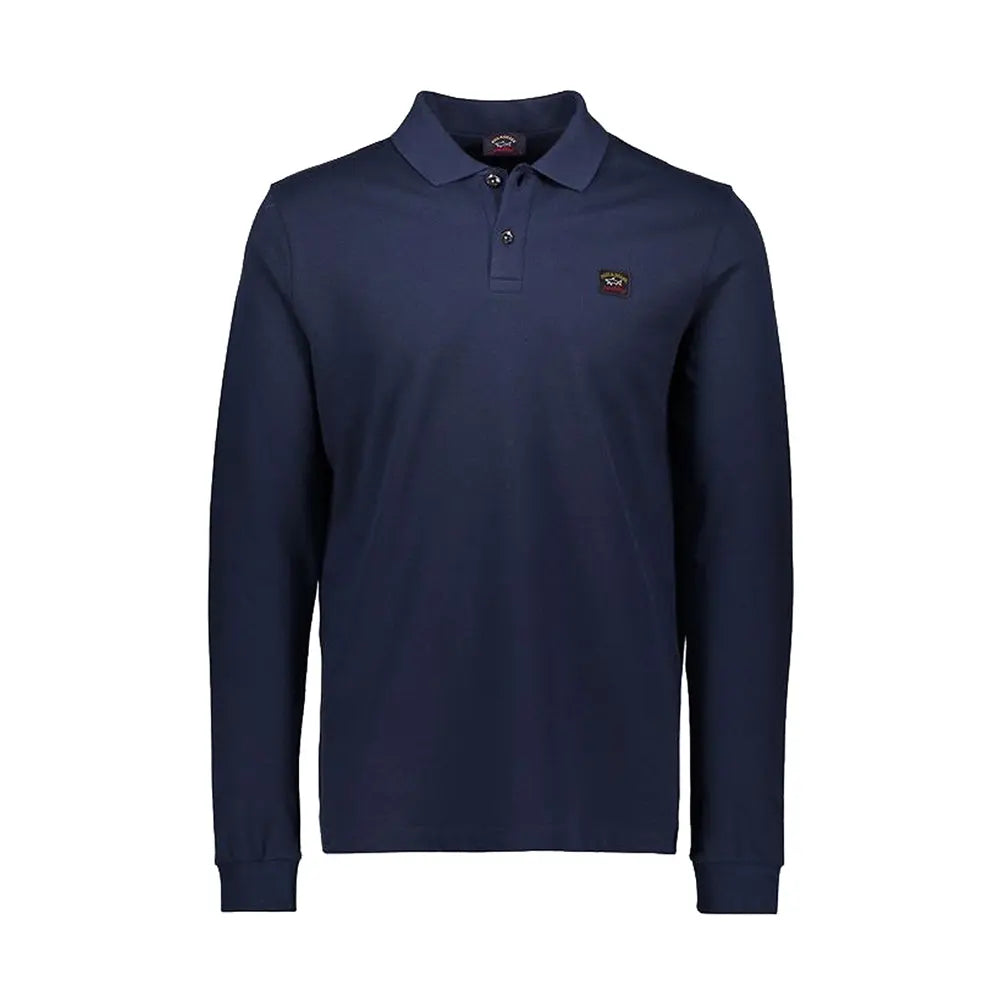 Navy Organic Cotton Piqué Polo  Paul & Shark   