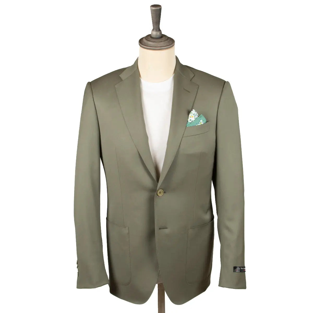 Sage Loro Piana 100% Super 130s Wool Suit  Robert Old   