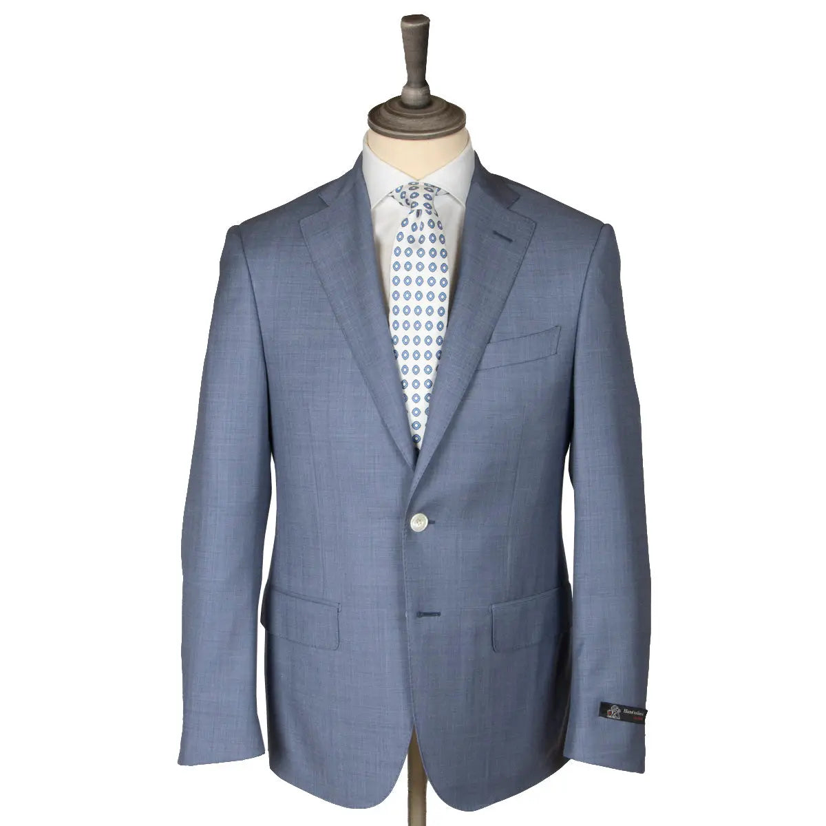 Light Blue 100% Wool Suit  Robert Old   