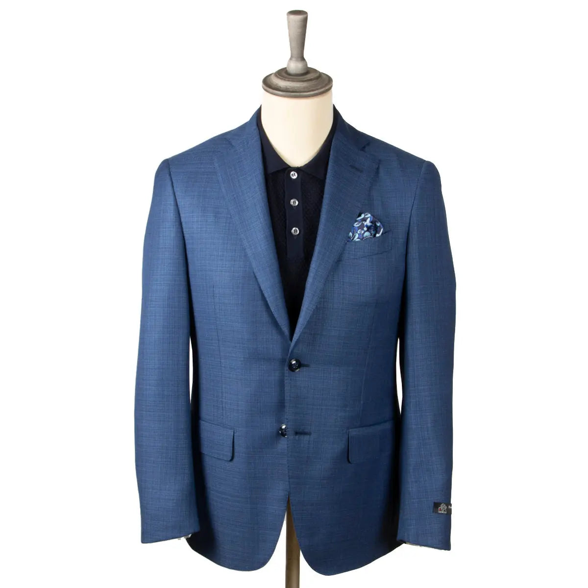 Blue Super 130’s Wool Jacket  Robert Old   