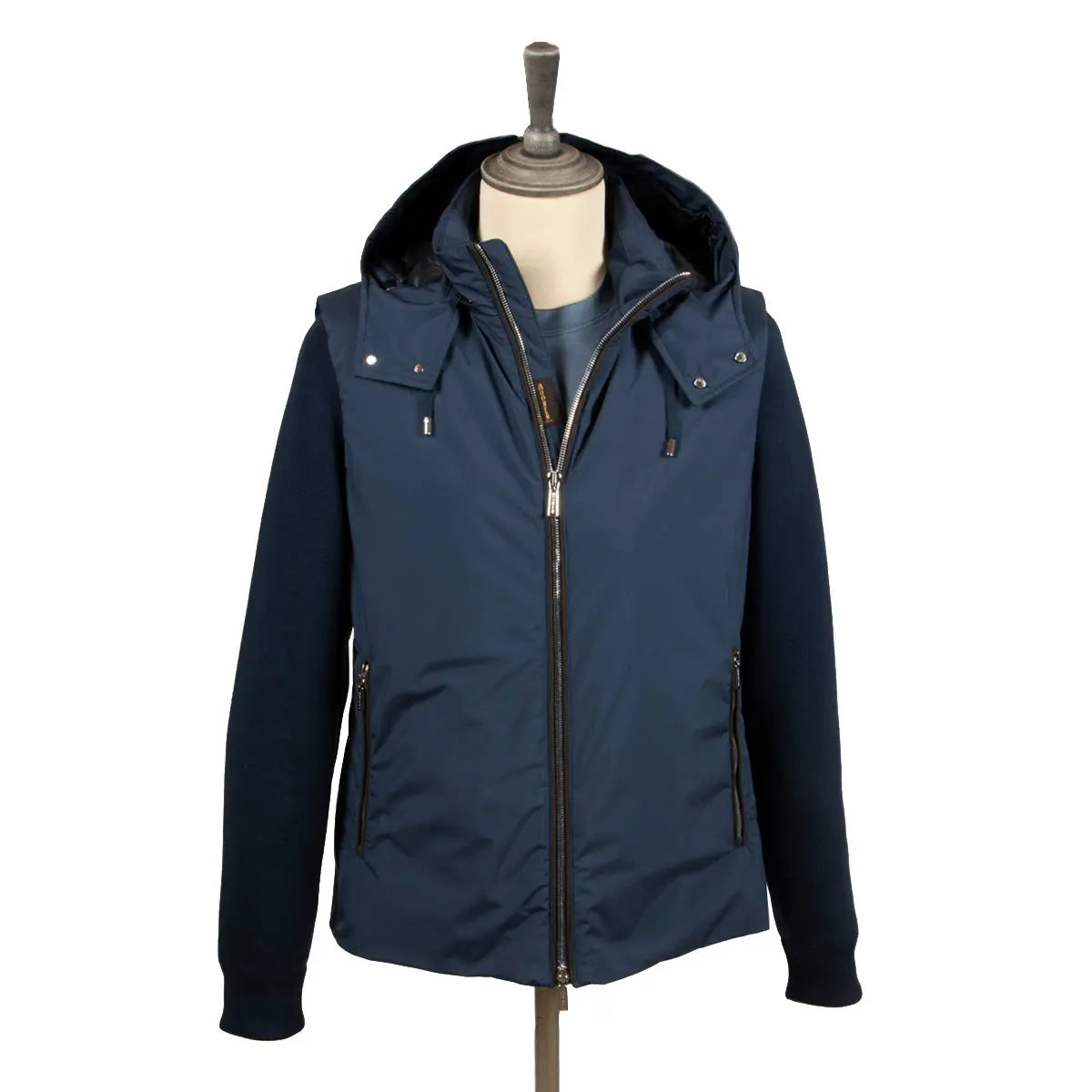 Blue 'Evan' Lightweight Down Filled Jacket  Moorer   