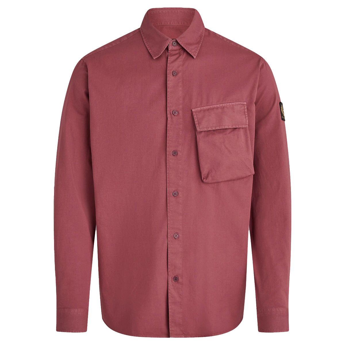 Mulberry Garment Dyed Cotton Scale Shirt  Belstaff   