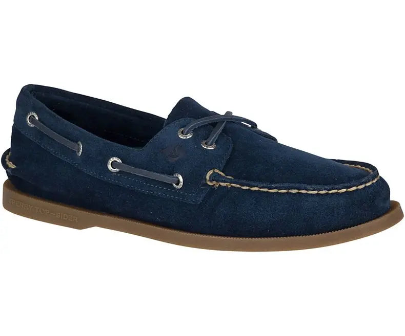 Navy Authentic Original Suede Boat Shoe  Sperry   