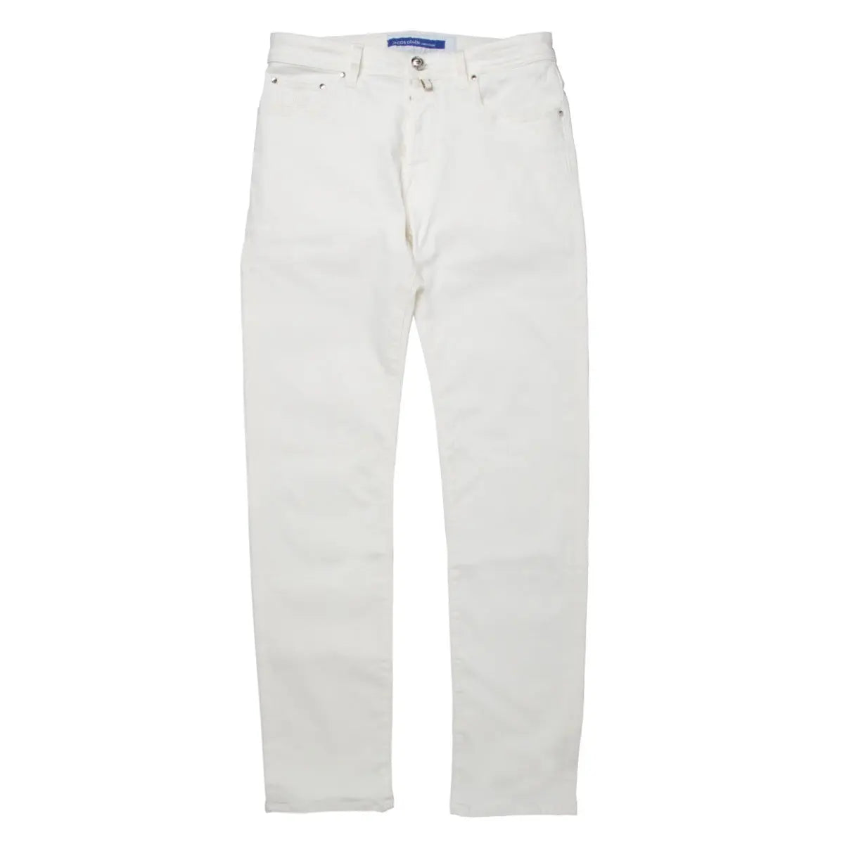 White 'Bard' Stretch Slim Fit Jeans  Jacob Cohen   