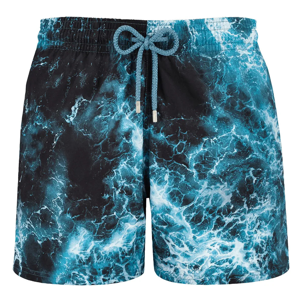 Blue ‘Ocean Print’ Moorise Stretch Swim Shorts  Vilebrequin   