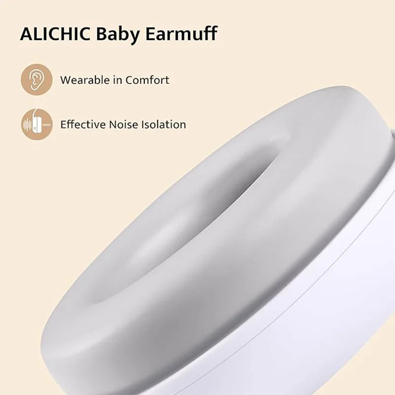 2-in-1 Baby Noise Reduction Headphones – Convertible Ear Protection Earmuffs for Toddlers