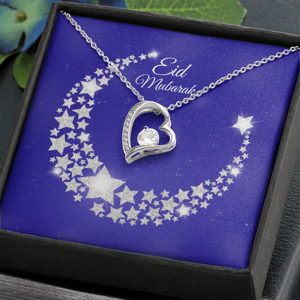 Eid Mubarak Forever Love Necklace Gift – AishasGifts
