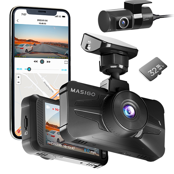 A330D 60FPS 2CH Dash Cam WiFi GPS