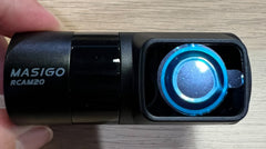 Peel off lens protective film before installing dash cam