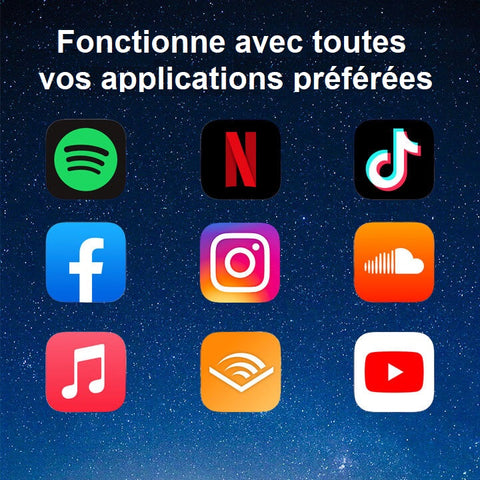 fonctionne avec toutes vos applications préférées