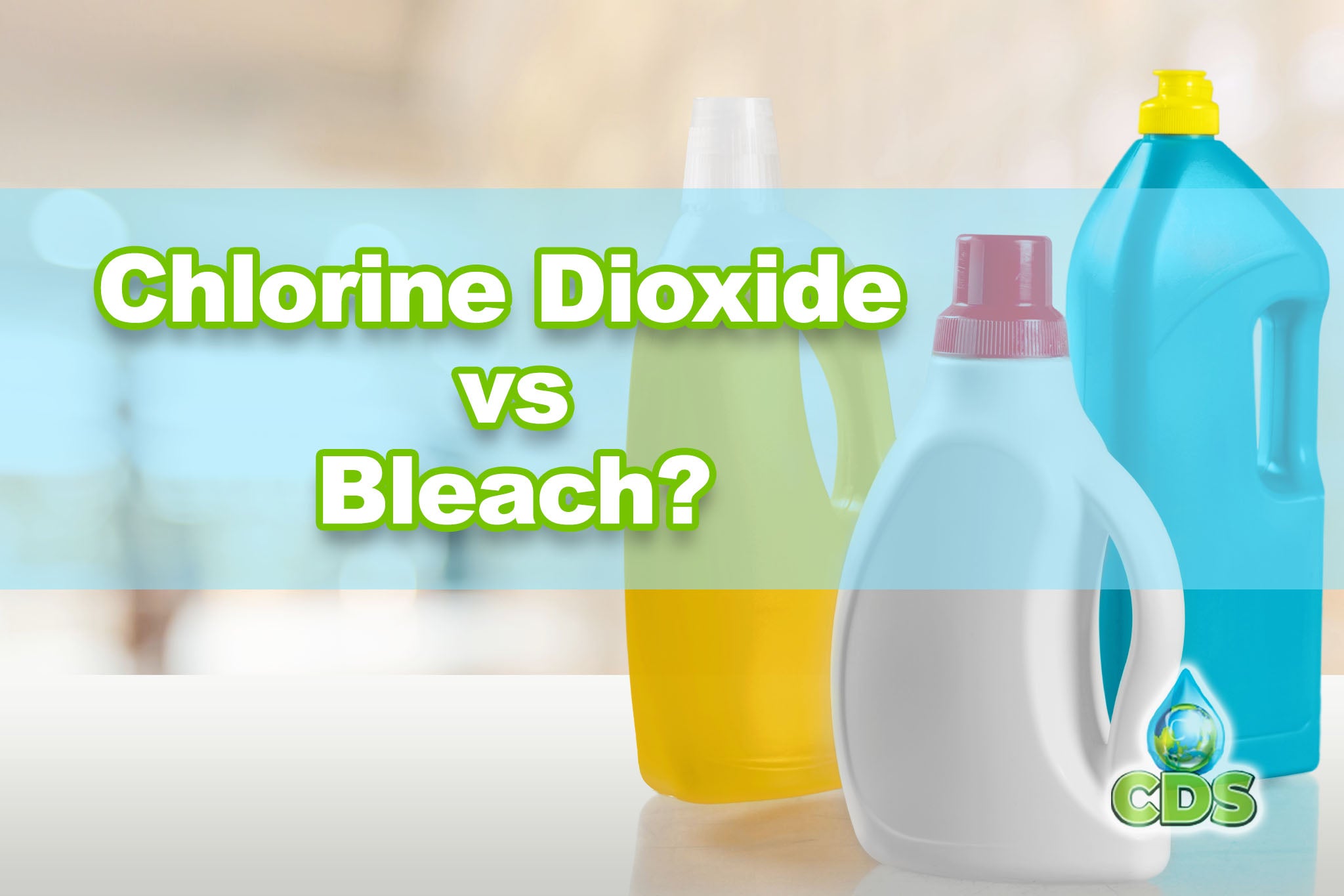 Chlorine Dioxide Versus Bleach