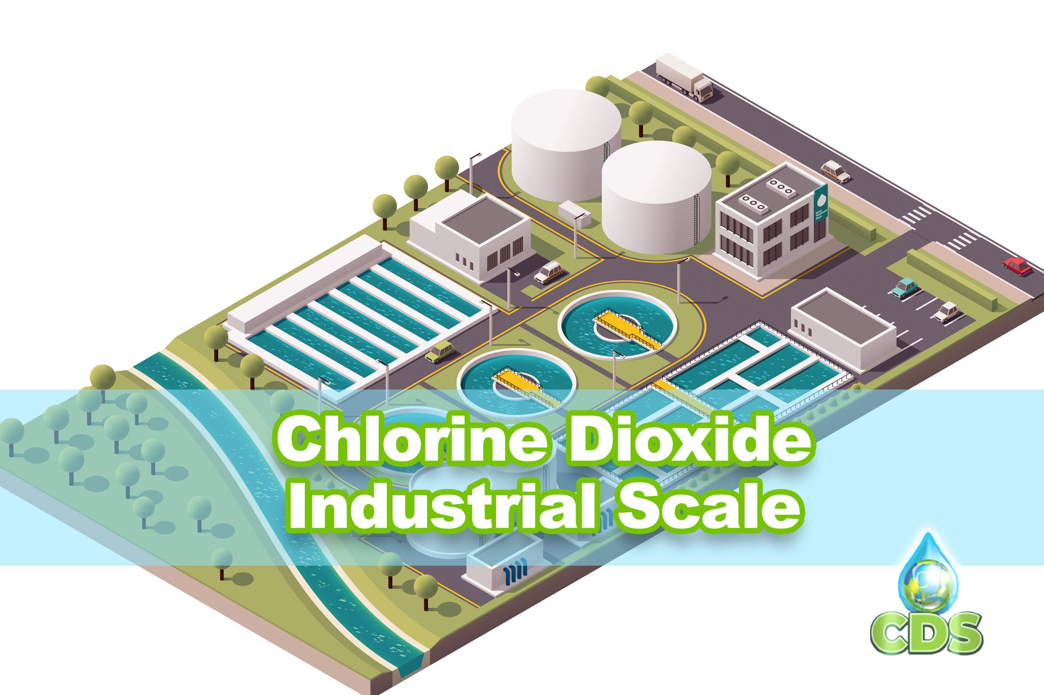 Chlorine Dioxide Industrial Scale Diagram
