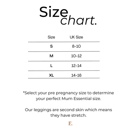 Maternity Leggings Size Guide: Find Your Perfect Fit Mum Essentials