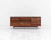 67" LAKE CREDENZA WITH CLARO WALNUT EXTERIOR AND CLARO WALNUT FACES