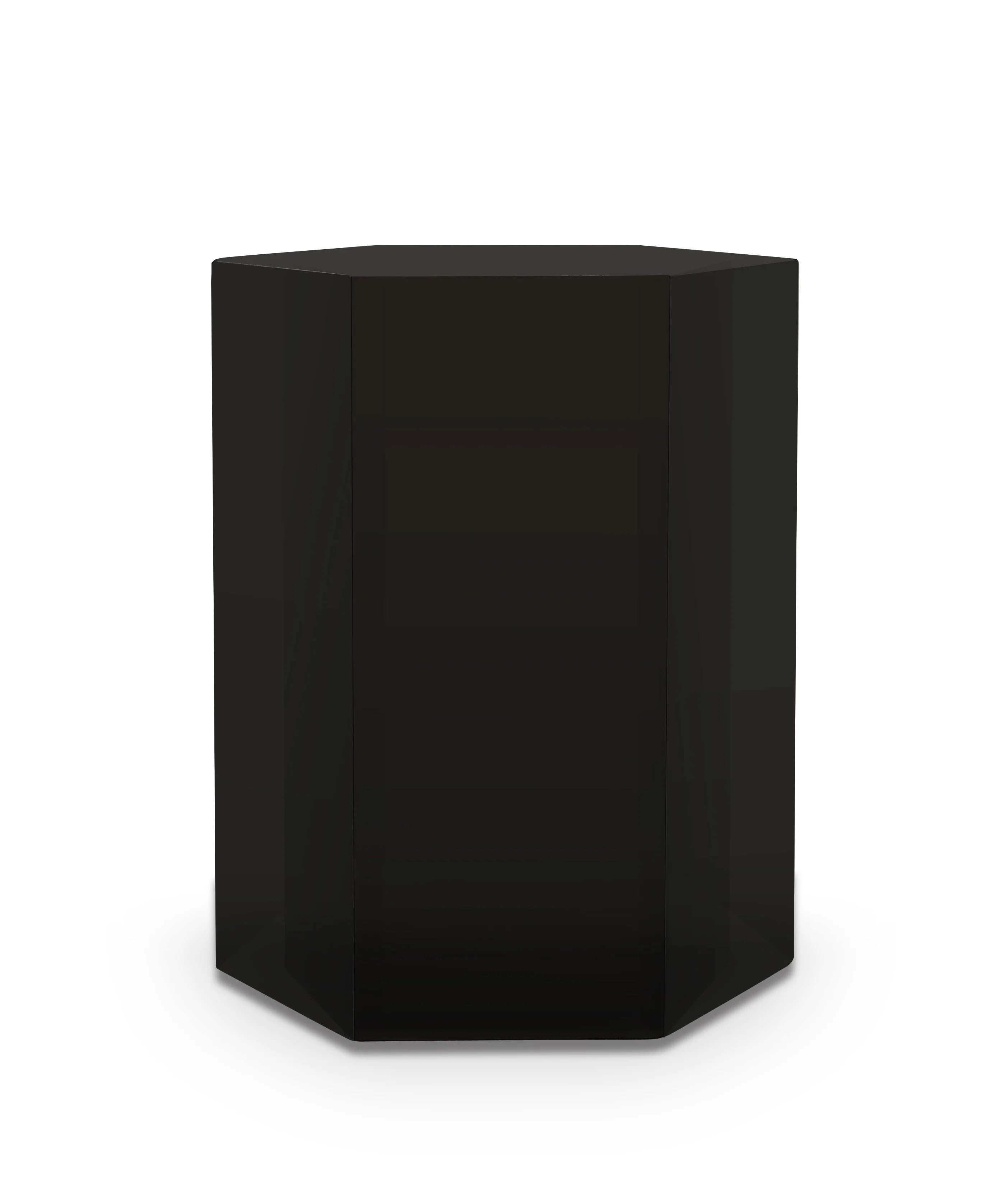 Modrest Newmont Large Black High Gloss End Table By VIG Furniture