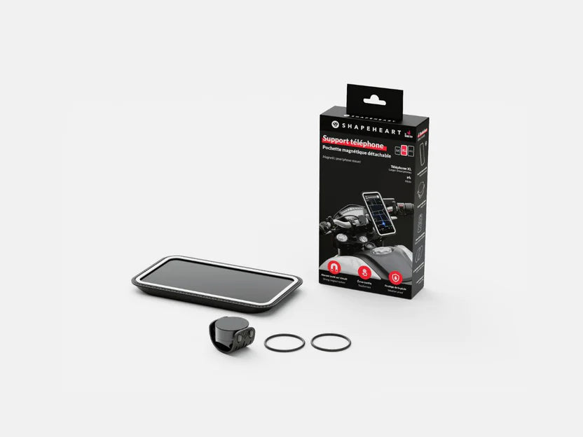 Accessoire Support téléphone pour guidon de moto - Shapeheart - Shapeheart