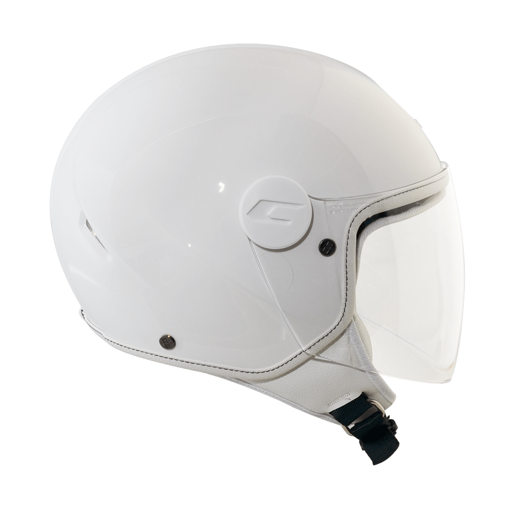 Casque moto VTT pour enfants blanc taille 49/50