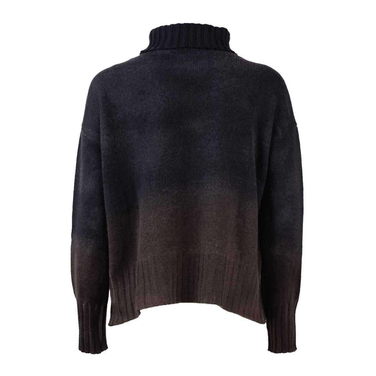 Baserange Base Airbrushed Shaded Turtleneck Sweater