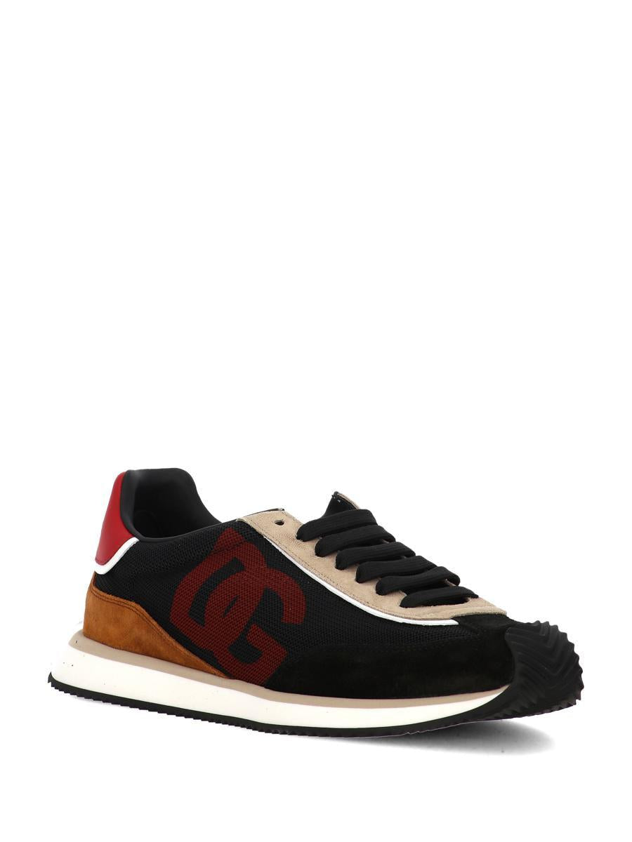 Dolce & Gabbana Dg Cushion Sneaker Sneakers Multicolor In Black