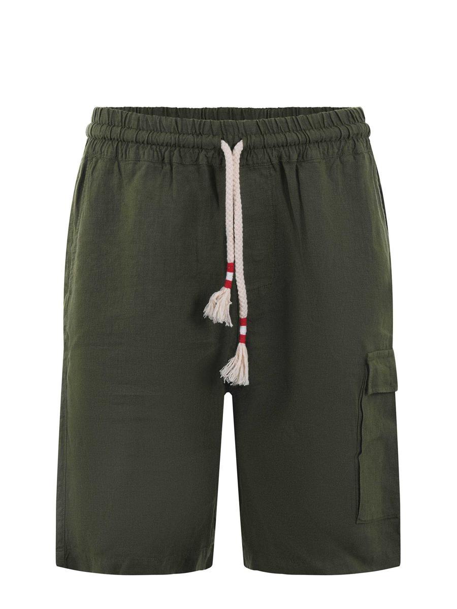 Mc2 Saint Barth Bermuda Chinos With Side Poket Shorts