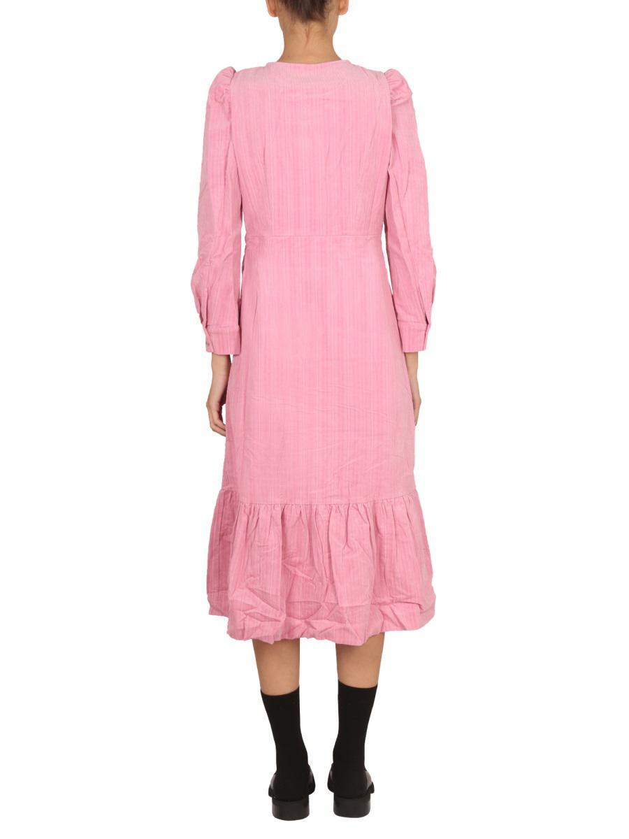 Baum Und Pferdgarten Cashmere Rose Aleema Dress In Pink