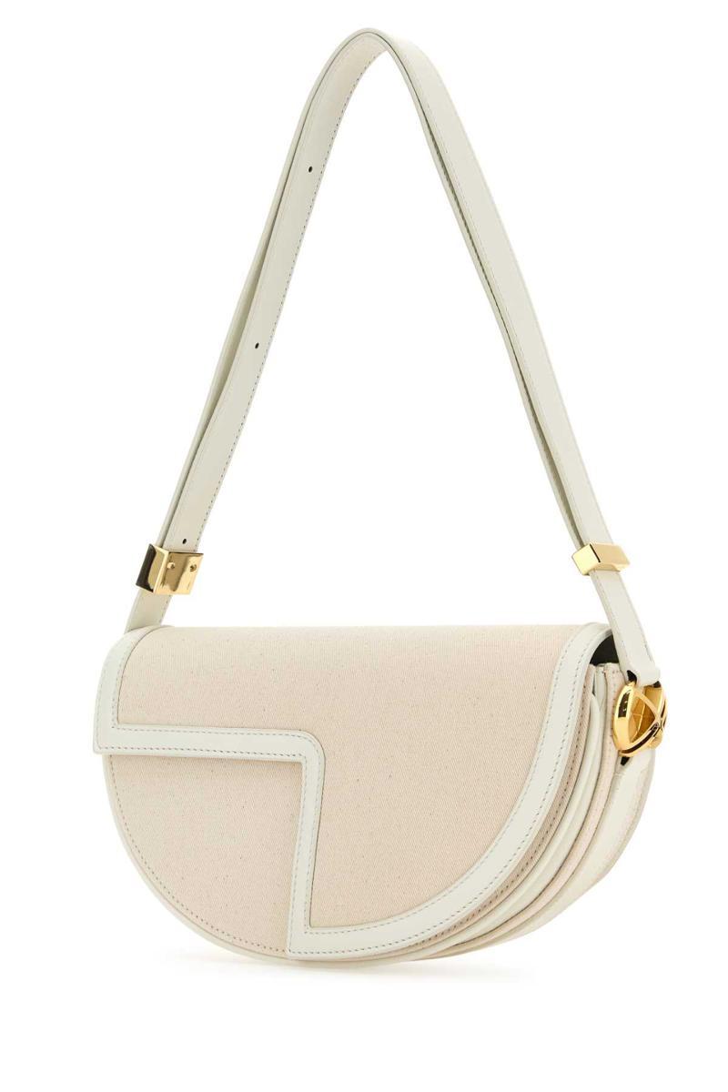 Patou Canvas And Leather Shoulder Bag In Multicoloured