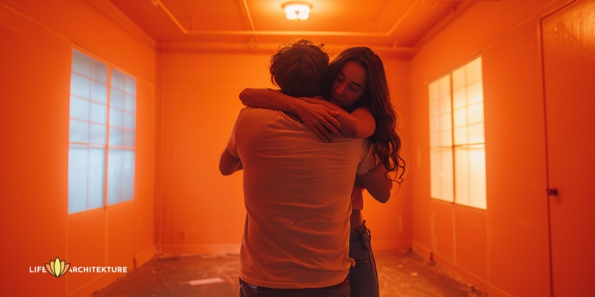 woman hugging man, understanding each other's boundaries with Intimacy needs