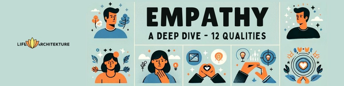 infographic related to the twelve qualities of empthy