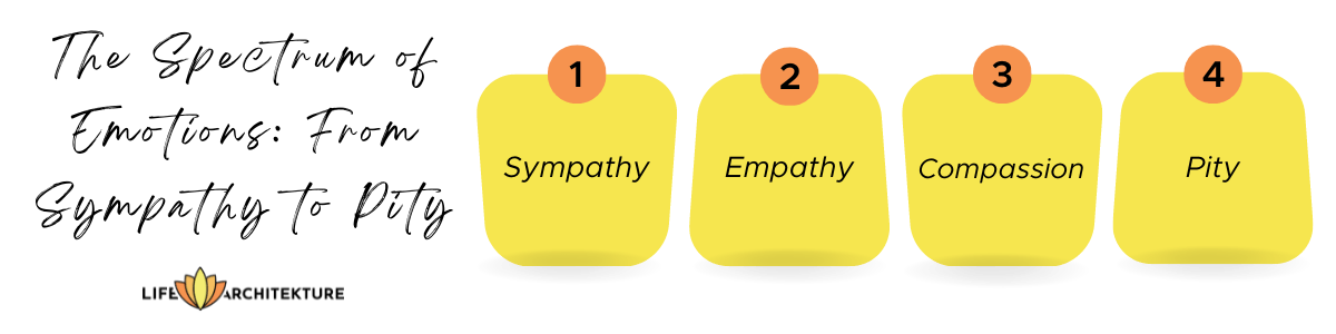 infographic related to The Spectrum of Emotions From Sympathy to Pity