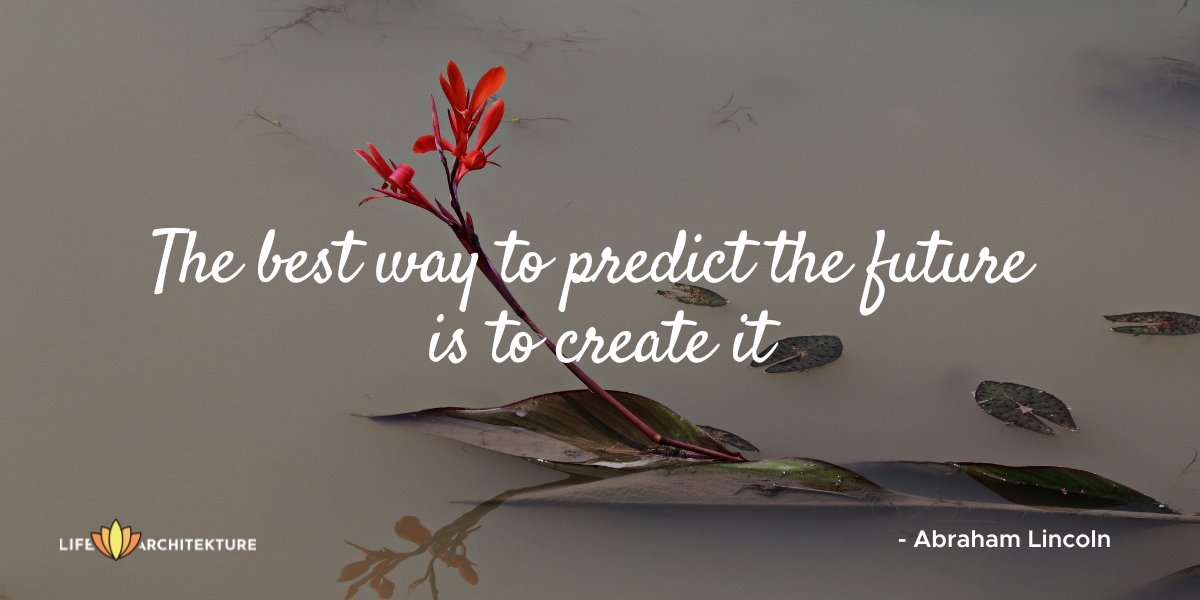 The best way to predict the future is to create it Abraham Lincoln Grief Quotes