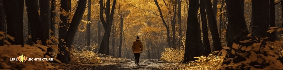 a man on his mindfulness journey