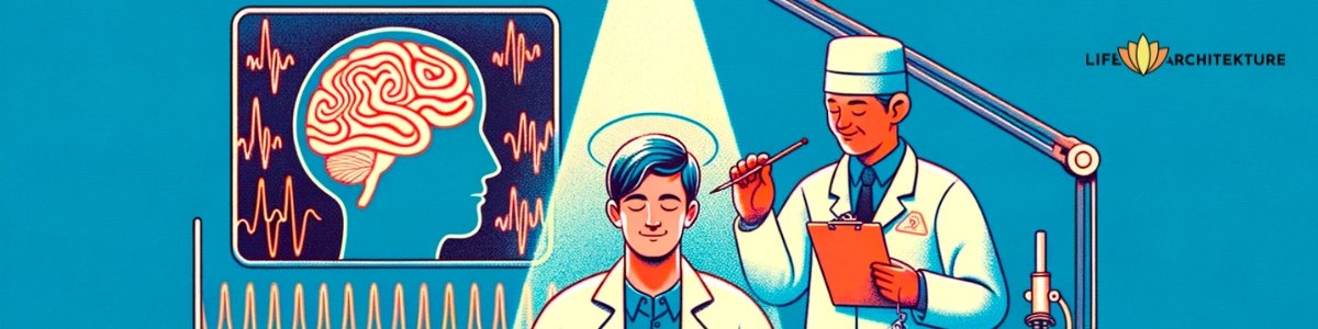 illustration of doctor looking into someone mind in regard to affirmations benefits