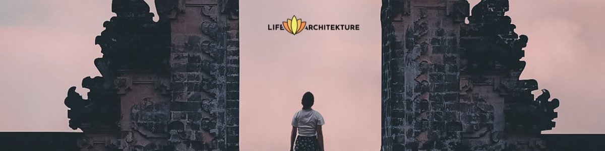 woman in bali going through a gate representing wisdom and freedom