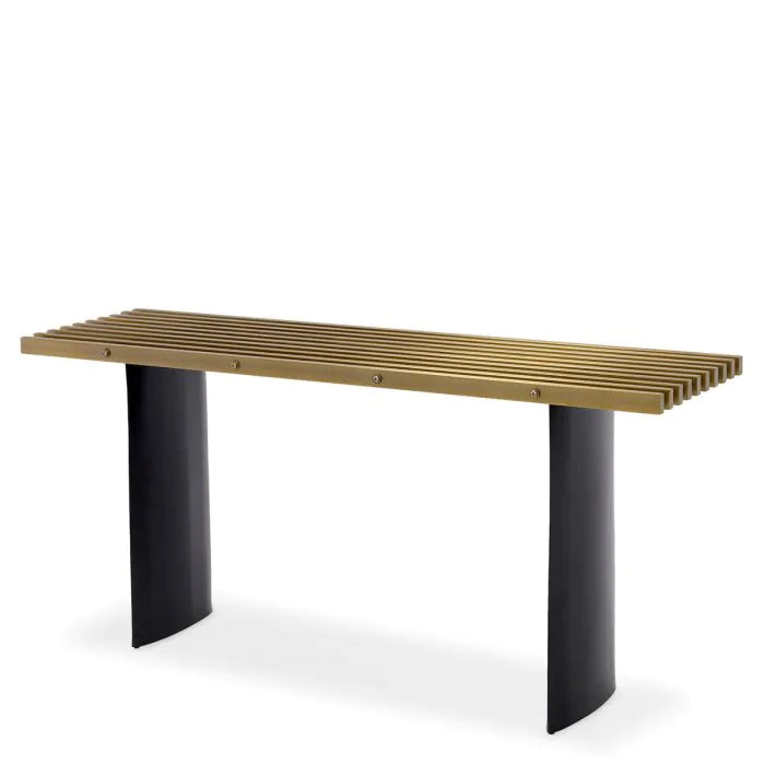 Console Table Vauclair
Brushed brass finish | black finish