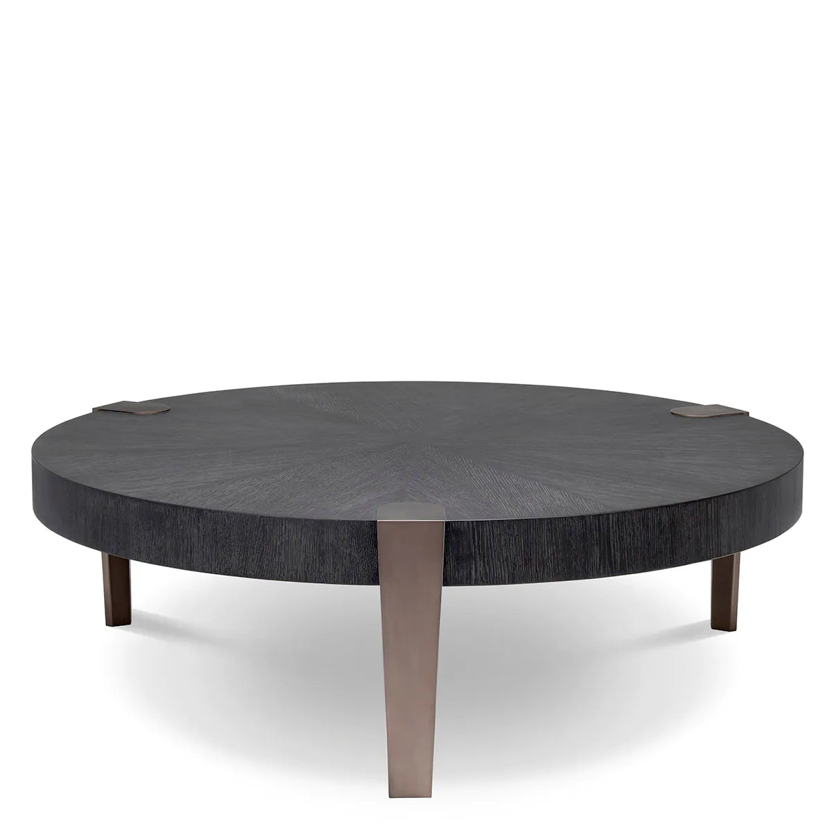 Coffee Table Oxnard Charcoal grey oak veneer | medium bronze finish