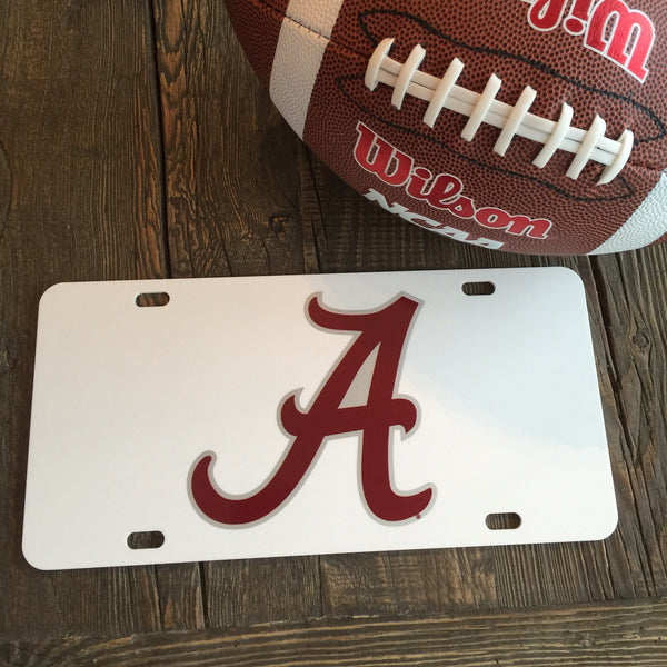 Alabama "Classic A" License Plate 365 Gameday