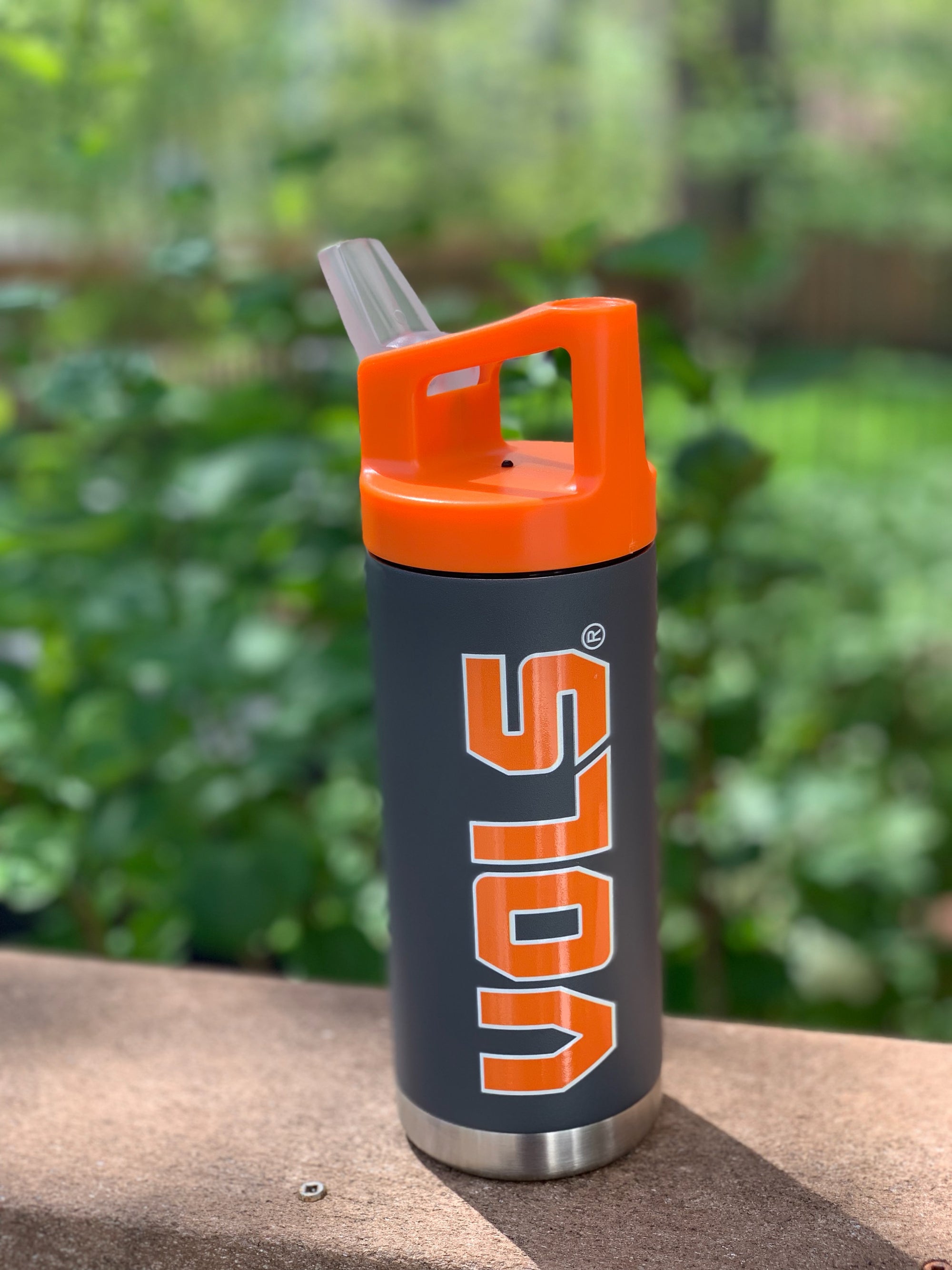 Vols, Tennessee Yeti 20oz Black Powder Coated Rambler