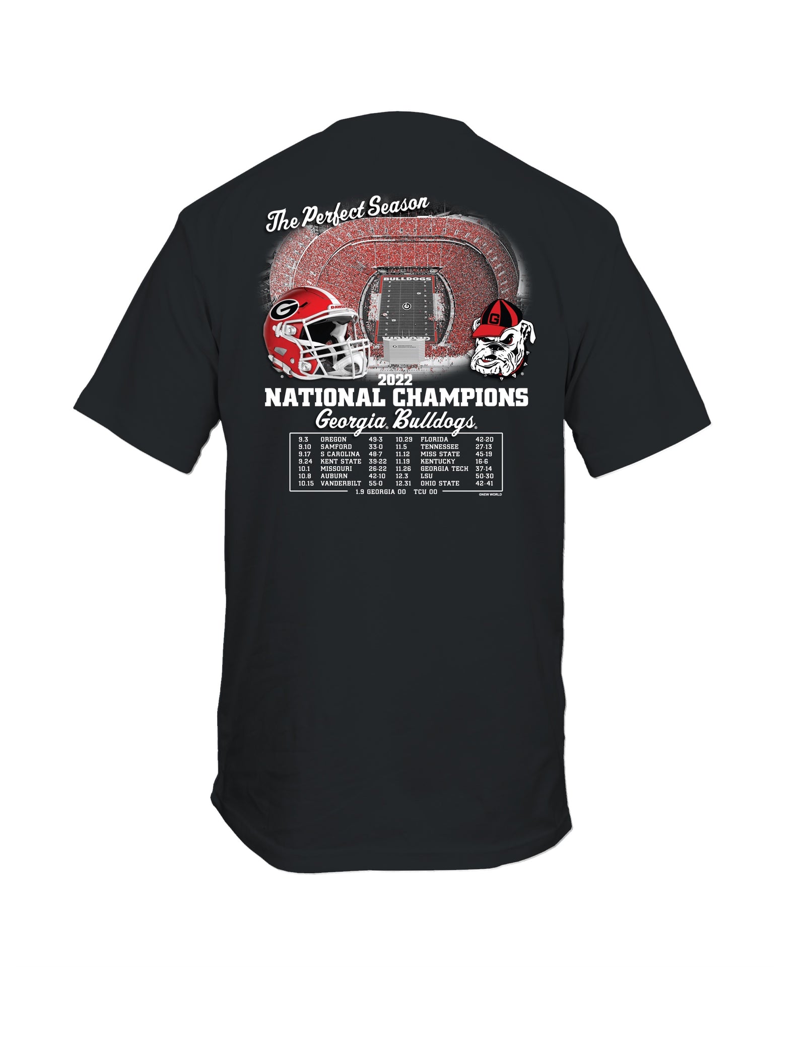 Red) UGA Official National Championship Tee - 365 Gameday