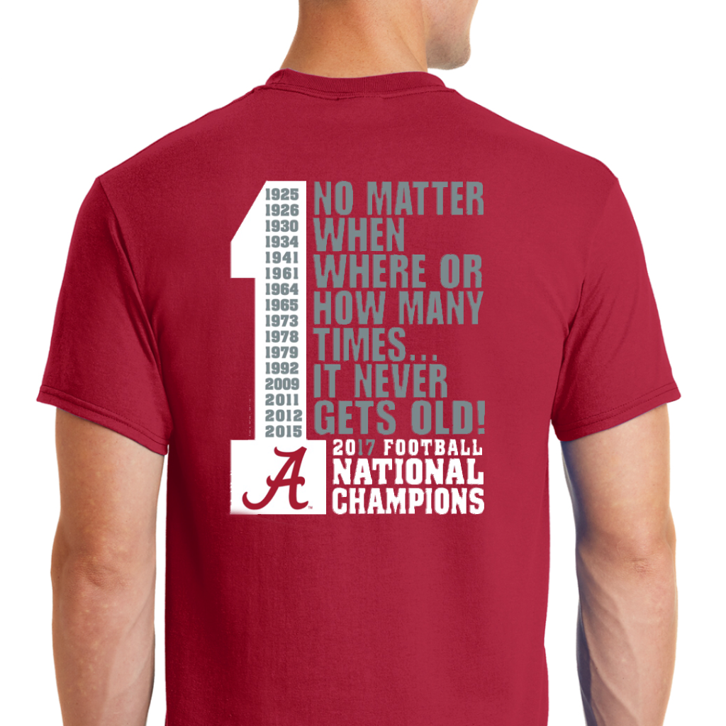 alabama championship t shirts