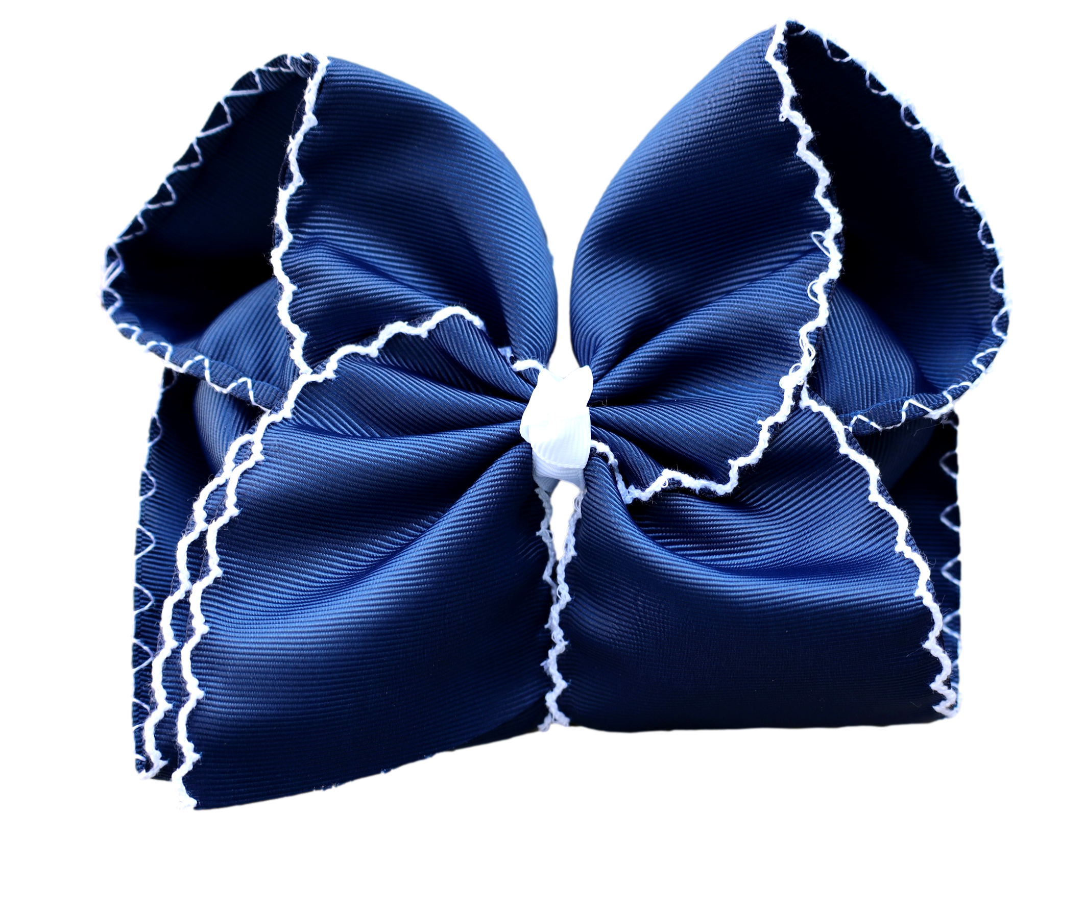 Nashville Bow Co. Ruffle Ribbon - Navy