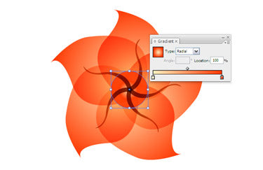 Drawing a flower in illustrator