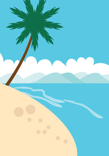 Drawing a Pacific Scene Using Illustrator CS3