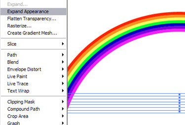 How to Create a Rainbow in Illustrator CS3