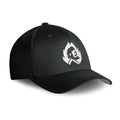 BURNHARD Cap in Schwarz frontal