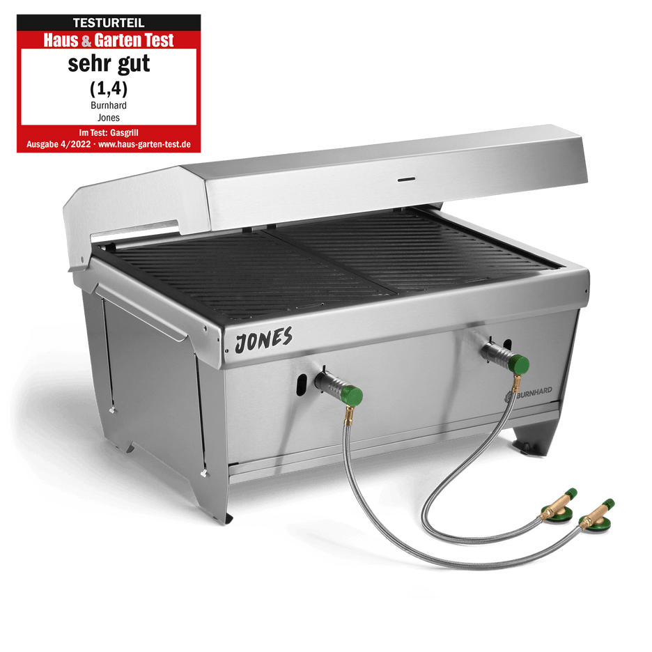 JONES Klappgrill 2-Brenner