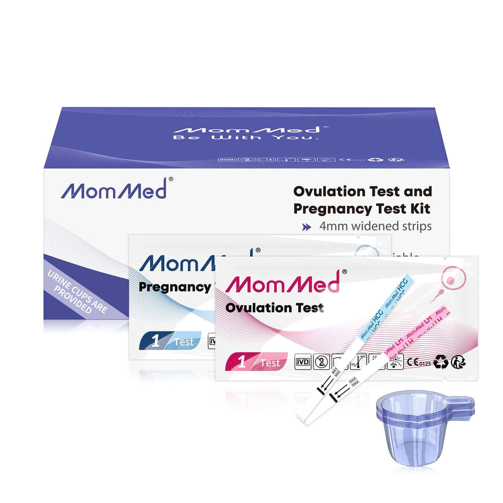 Kit 10 Test De Ovulación + 1 Test De Embarazo Mommed 99%