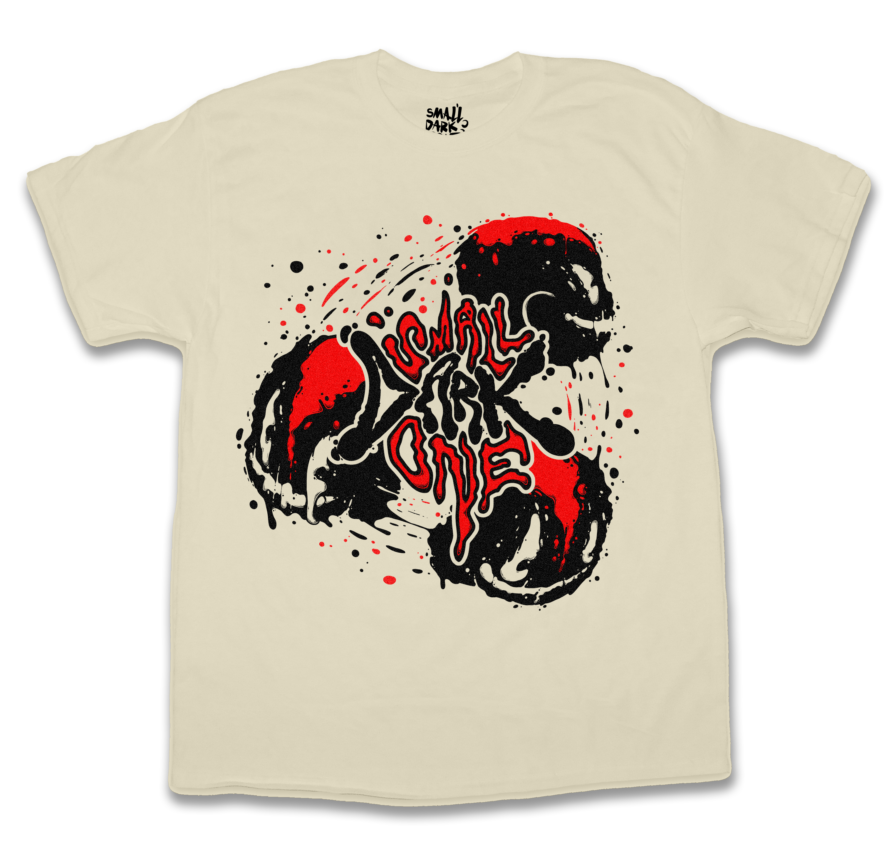 The "Ink" Tee Shirt by Bugslumber for Lil Darkie on Small Dark One