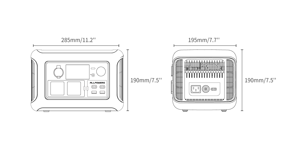 dimensions